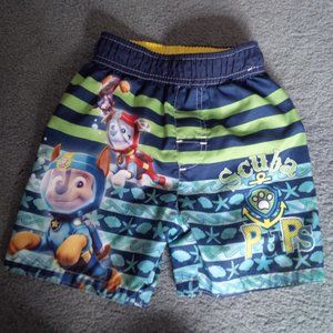 Boys Paw Patrol swim trunks size 3T